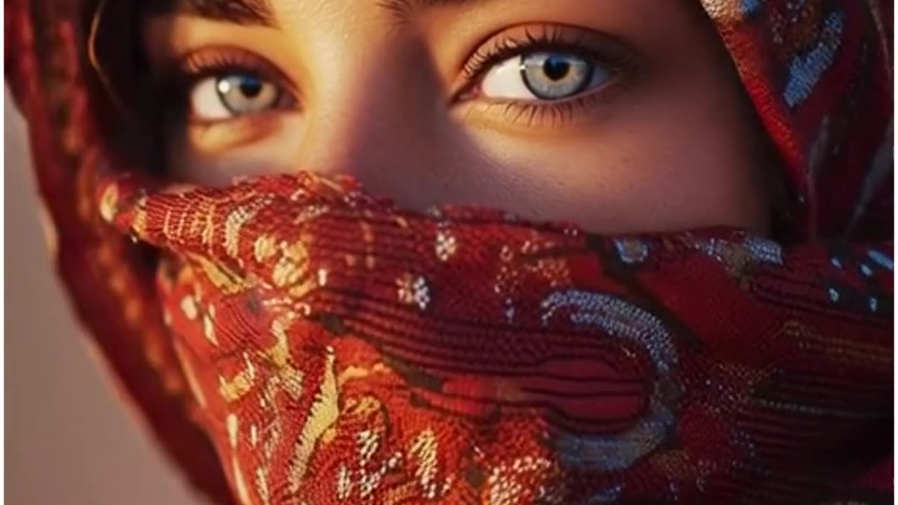 arabic girl on desert