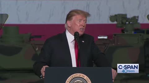 President Trump on John McCain_ "I gave him the kind of funeral that he wanted..." (C-SPAN)