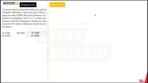 INTENSIVO VALLEJO 2025 | Semana 04 | RV | Aritmética | Economía