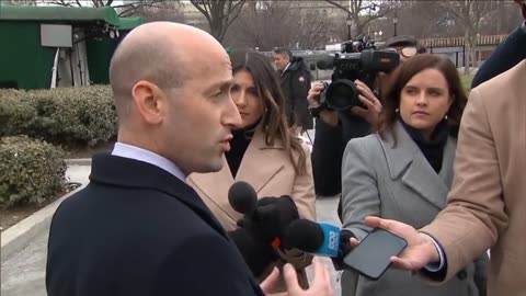 Stephen Miller Gives Update to Media