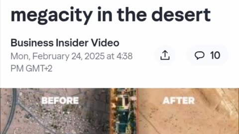 YAHOO NEWS - MEGA CITY IN THE DESERT