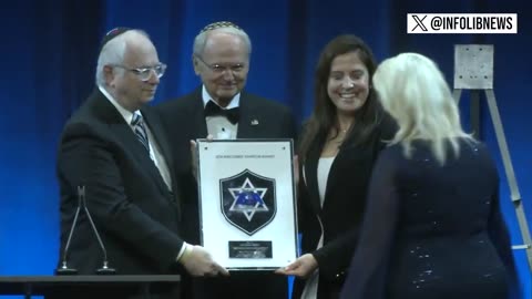 Congresswoman Elise Stefanik receives Award at a Zionist Organization of America event 🏆💰🕎