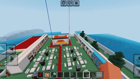 New year decoration complete in Minecraft