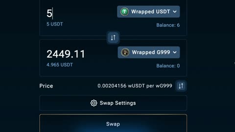 Apertum How To get wG999 into a Custodial Wallet