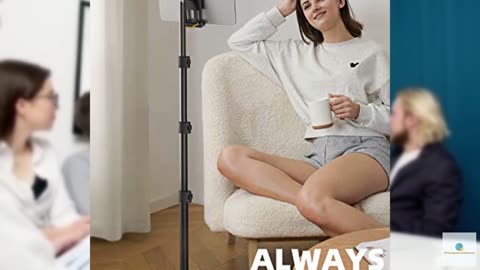 Lamicall Tablet Floor Tripod Stand - 64.9" Tablet Holder Mount with Adjustable H