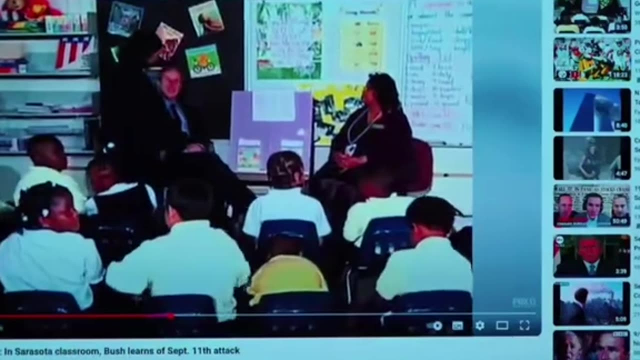 GEORGE W. BUSH during the 9/11 Attacks,