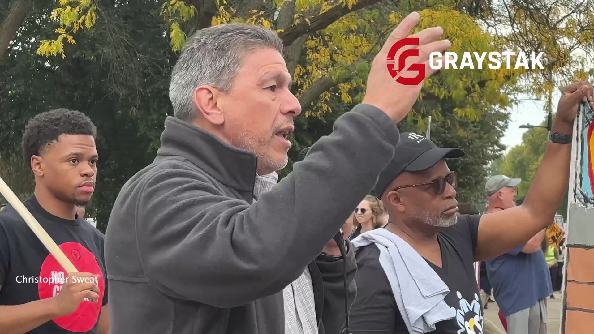 Progressive Labor Party Protester in Chicago Calls for ICE Agents to Get Shot and Wiped Out