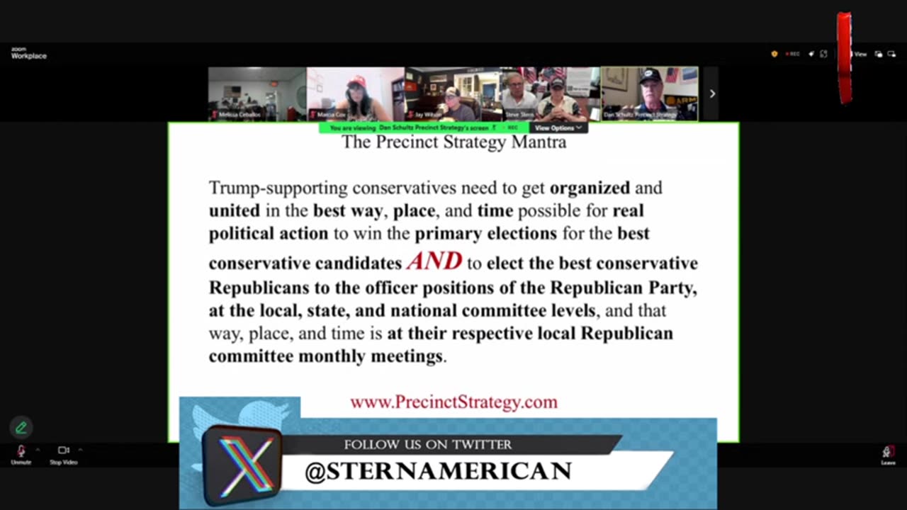 Schultz: Taking Control of our Party Back from the RINOs- 9/30 Roundtable Precinct Strategy Briefing