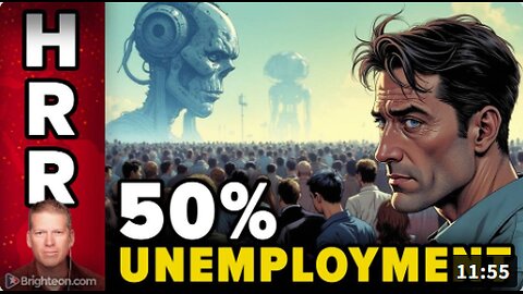 50% UNEMPLOYMENT RATE is coming for America, thanks to AI job replacements