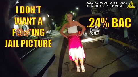 Drunk 20-Year-Old Tells Officer She Doesn't Want A F$%^ing Mugshot