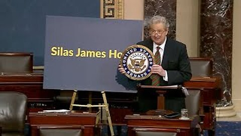 Kennedy thanks Louisiana 8th grader Silas James Hogg on Senate floor#9477