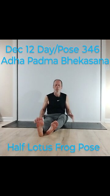 Adha Padma Bhekasana / Half Lotus Frog Pose