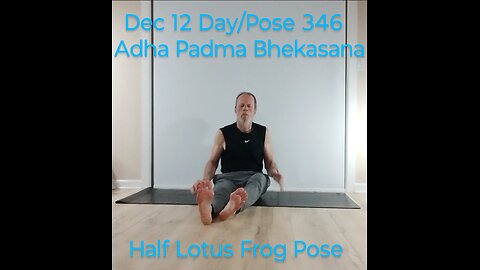 Adha Padma Bhekasana / Half Lotus Frog Pose