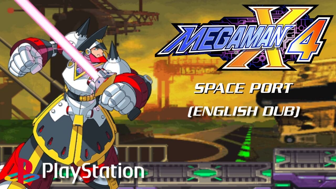 Mega Man X4 - Space Port (English Dub) ~ PlayStation