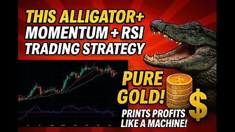 This Alligator + Momentum + RSI Trading Strategy Is PURE GOLD! Prints Profits Like a Machine!💰
