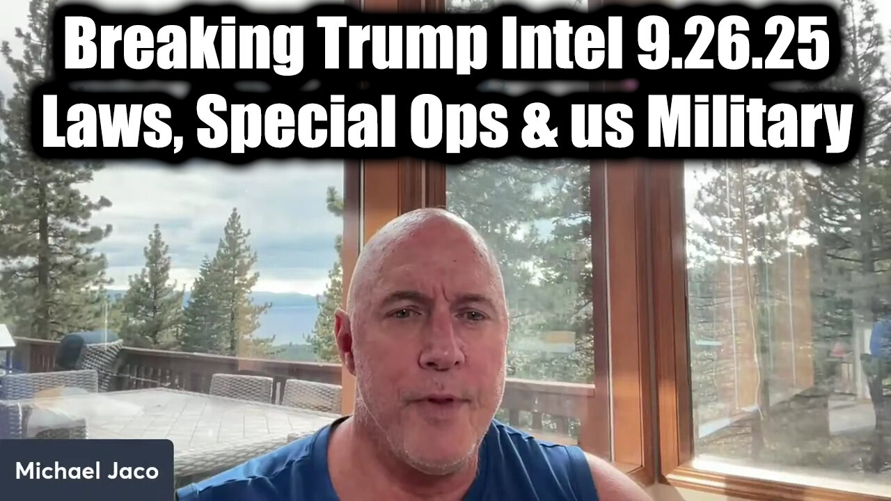 Breaking Intel 9.26.25 - Laws, Orders, Special Ops & us Military