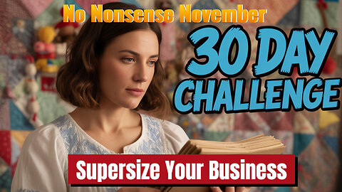 Why Clarity Is The Secret To Success! Can No Nonsense November 30 Day Challenge Day 2,