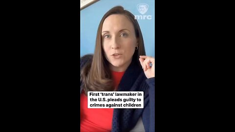 ‼️ First Transgender State Lawmaker Pleads Guilty to Child Exploitation Crimes – Media Silent?