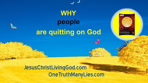 Why People Are Quitting On God