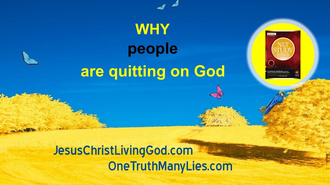 Why People Are Quitting On God