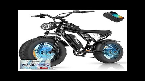 Electric Bike for Adults Q20 2000/1500W 37/30MPH52V 40AH48V/20AH E-Bike30-180 Miles Review