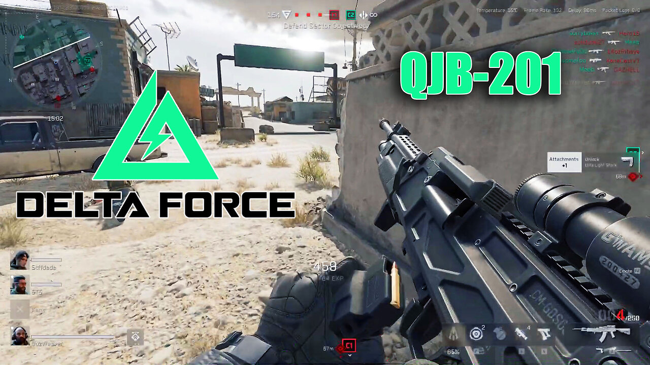 Delta Force Open Beta Testing P90 SMB -- QJB-201LMG