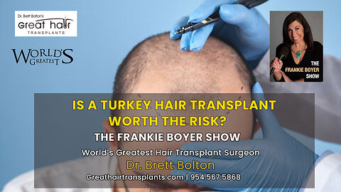 Why Traveling Abroad for Hair Transplants Can Be Risky | Dr. Brett Bolton on Frankie Boyer Show