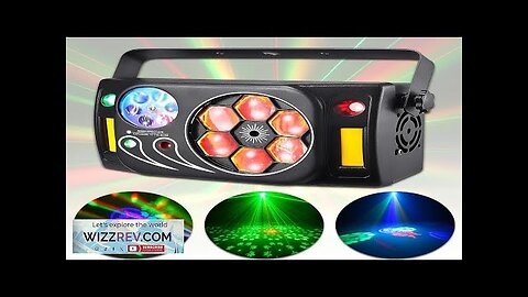 YUER Style Bee Eye 6in1 Laser Beam Disco RG Laser Light Led Review