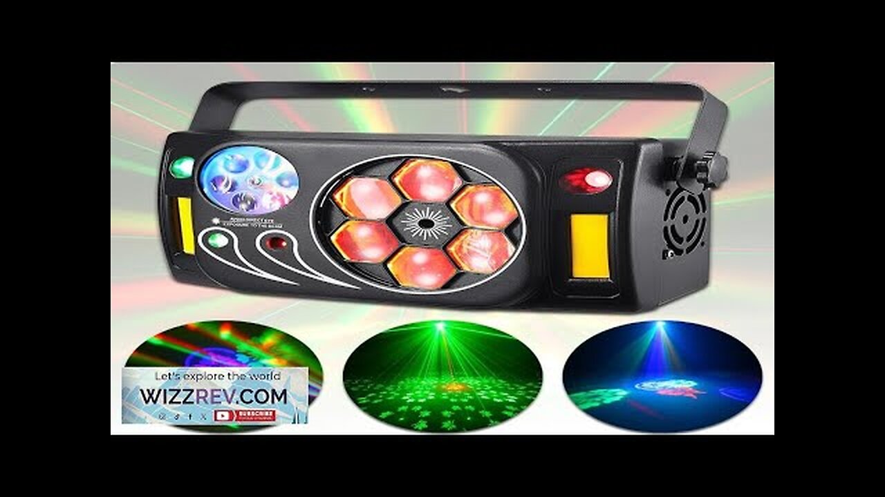 YUER Style Bee Eye 6in1 Laser Beam Disco RG Laser Light Led Review