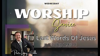 Last Words Of Jesus. John Chapter 19:30