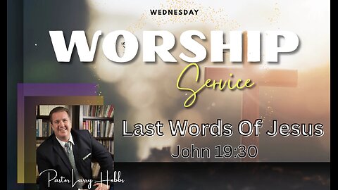 Last Words Of Jesus. John Chapter 19:30