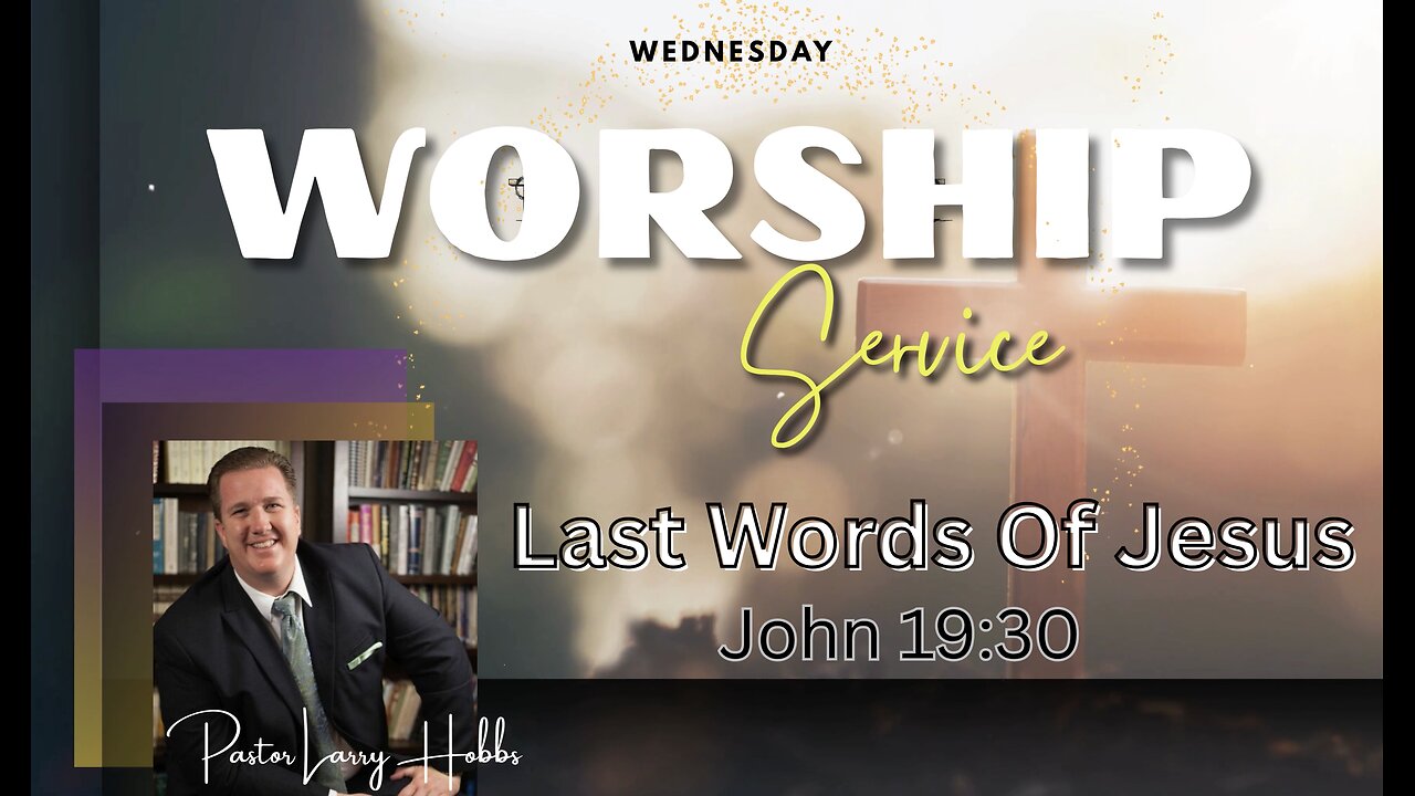 Last Words Of Jesus. John Chapter 19:30