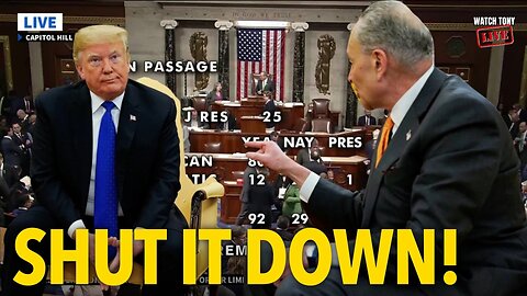 Schumer REJECTS GOP Bill—Trump Throws Tantrum! | The Tony Michaels Podcast #859