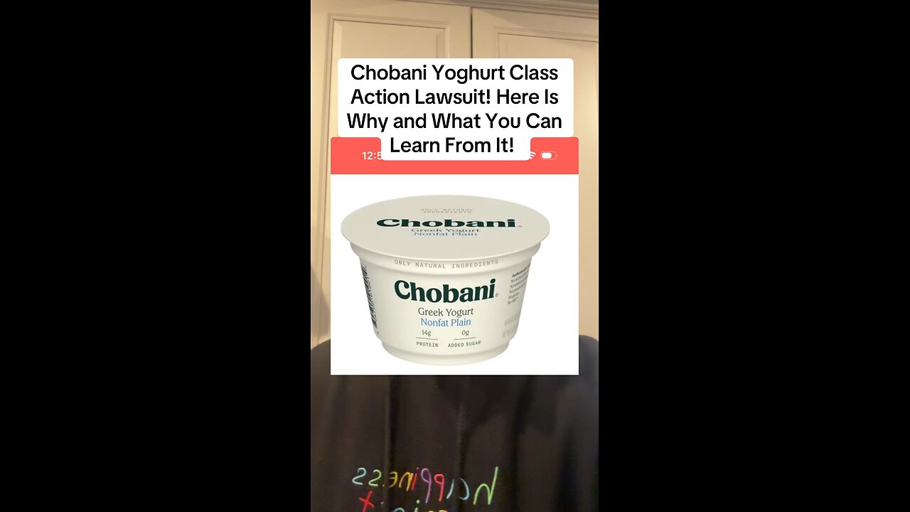 hobani Yoghurt Class Action Lawsuit! Here Is Why and What You Can Learn From It!