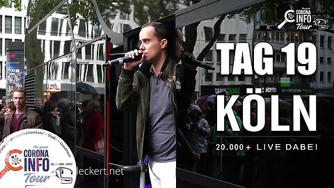CORONA INFO Tour - Köln | 2020-10-20 - Tag 19 mit 20.000+ LIVE dabei
