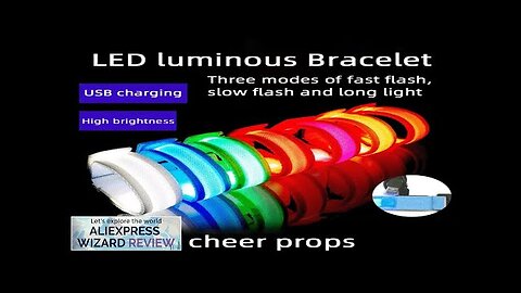 Reflective Strip Running Light LED Bracelet Outdoor Sports Night Running Armband Flashing Review