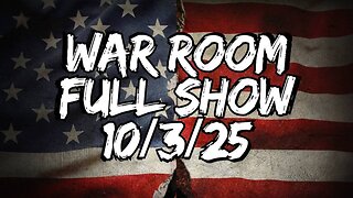 WAR ROOM WITH HARRISON SMITH - 10/3/2025: AG Bondi Orders Investigation of Portland Police Over Nick Sortor Arrest & FBI Cuts Ties with SPLC…PLUS New Alex Jones App Skyrockets to #1 In World ONE DAY After Being Launched!