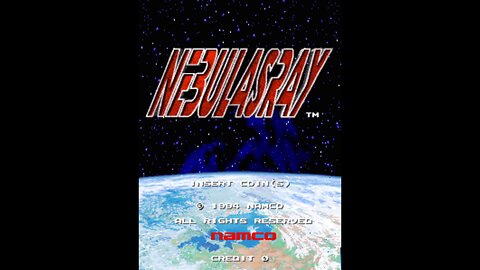 Nebulas Ray Arcade Game, Namco 1994, Longplay