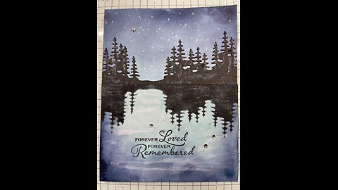 10/22/2025 - Lights & Wonder Evening Forest Reflection Card