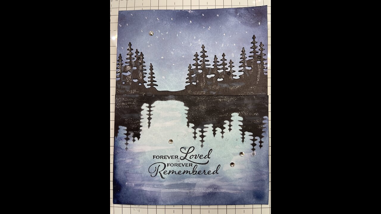10/22/2025 - Lights & Wonder Evening Forest Reflection Card