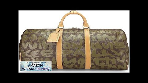 Louis Vuitton Pre-Loved Stephen Sprouse x Louis Vuitton Green Monogram Graffiti Keepall 50 Review