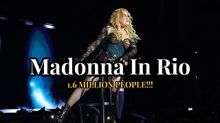 Running Sound for 1.6 MILLION PEOPLE!!! Madonna In Rio