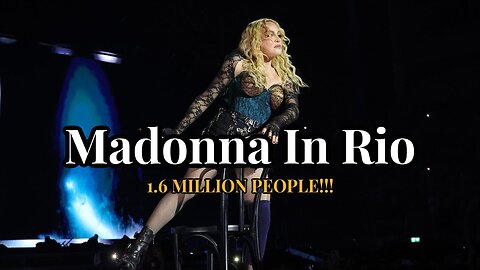 Running Sound for 1.6 MILLION PEOPLE!!! Madonna In Rio