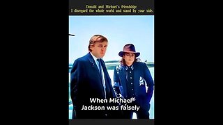 Donald Trump defended his good friend ❤️ Michael Jackson through his darkess days