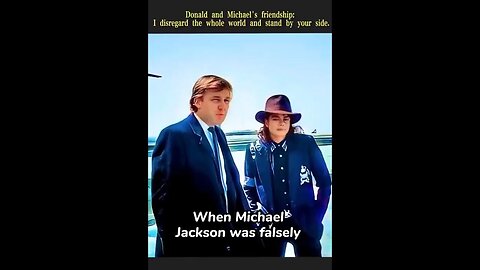 Donald Trump defended his good friend ❤️ Michael Jackson through his darkess days