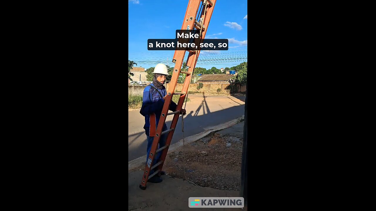 How to Tie a Practical Knot for Ladder Work (Easy Technician Trick)