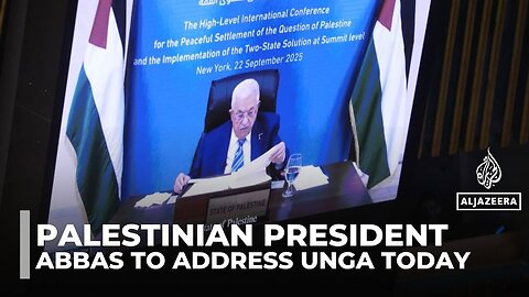 Palestinian President Abbas to address the UN virtually on Thursday as peace push gathers steam