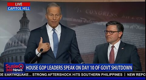HOUSE GOP LEADERS SPEAK ON DAY 10 OF GOVT SHUTDOWN