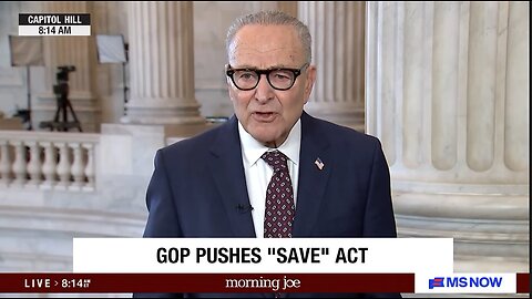 Chuck Schumer Says Requiring Voter ID Is "Jim Crow 2.0"
