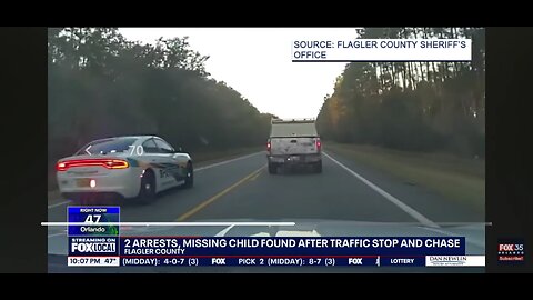 Flagler County, Florida. The cop gets pit maneuvered.